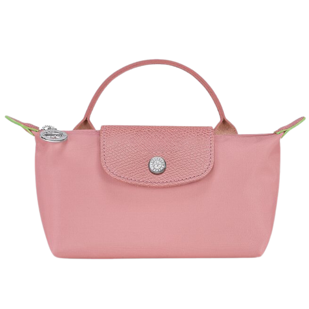Emma • Mini Bolso Tote Rosa Plegable Con Solapa
