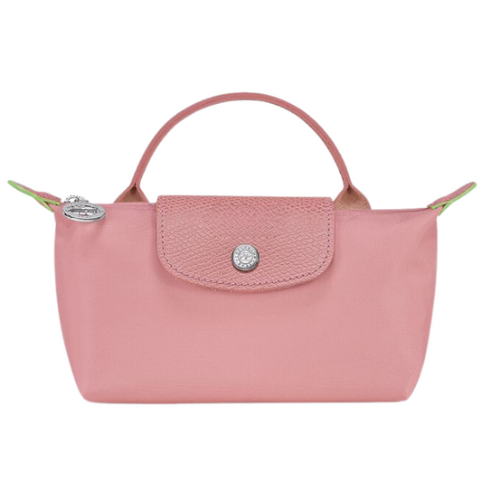 Emma • Mini Bolso Tote Rosa Plegable Con Solapa